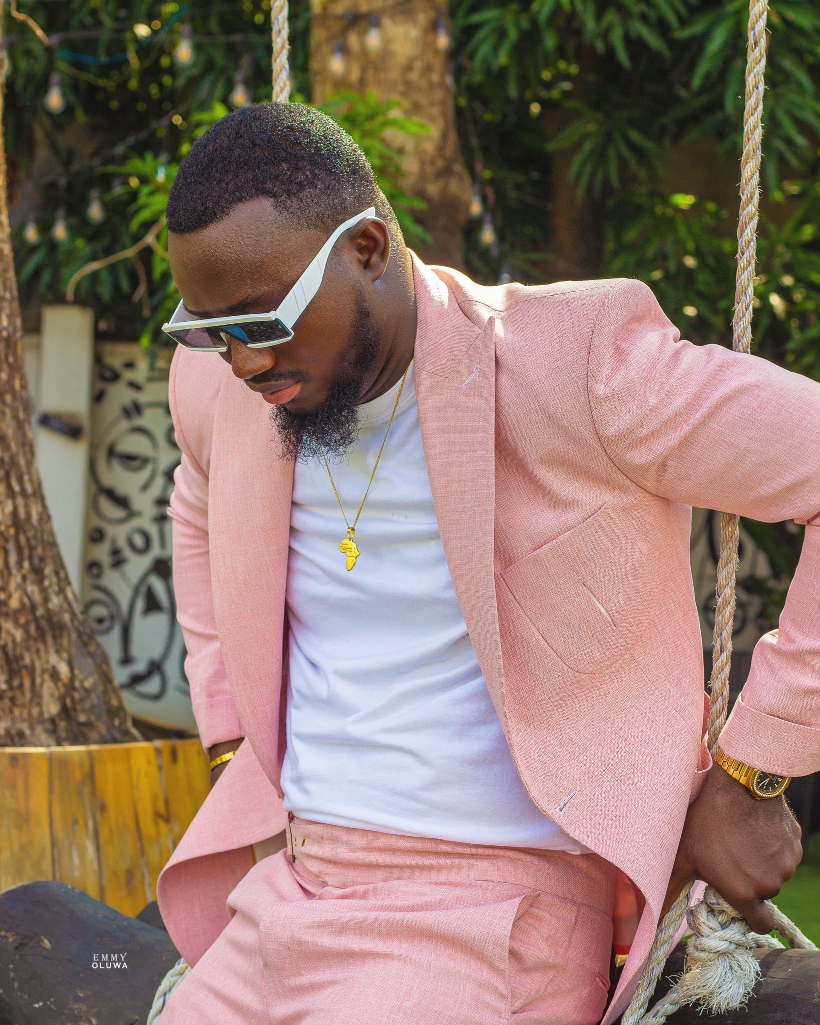 Pastel Pink Two-Piece Jacket and Shorts Set