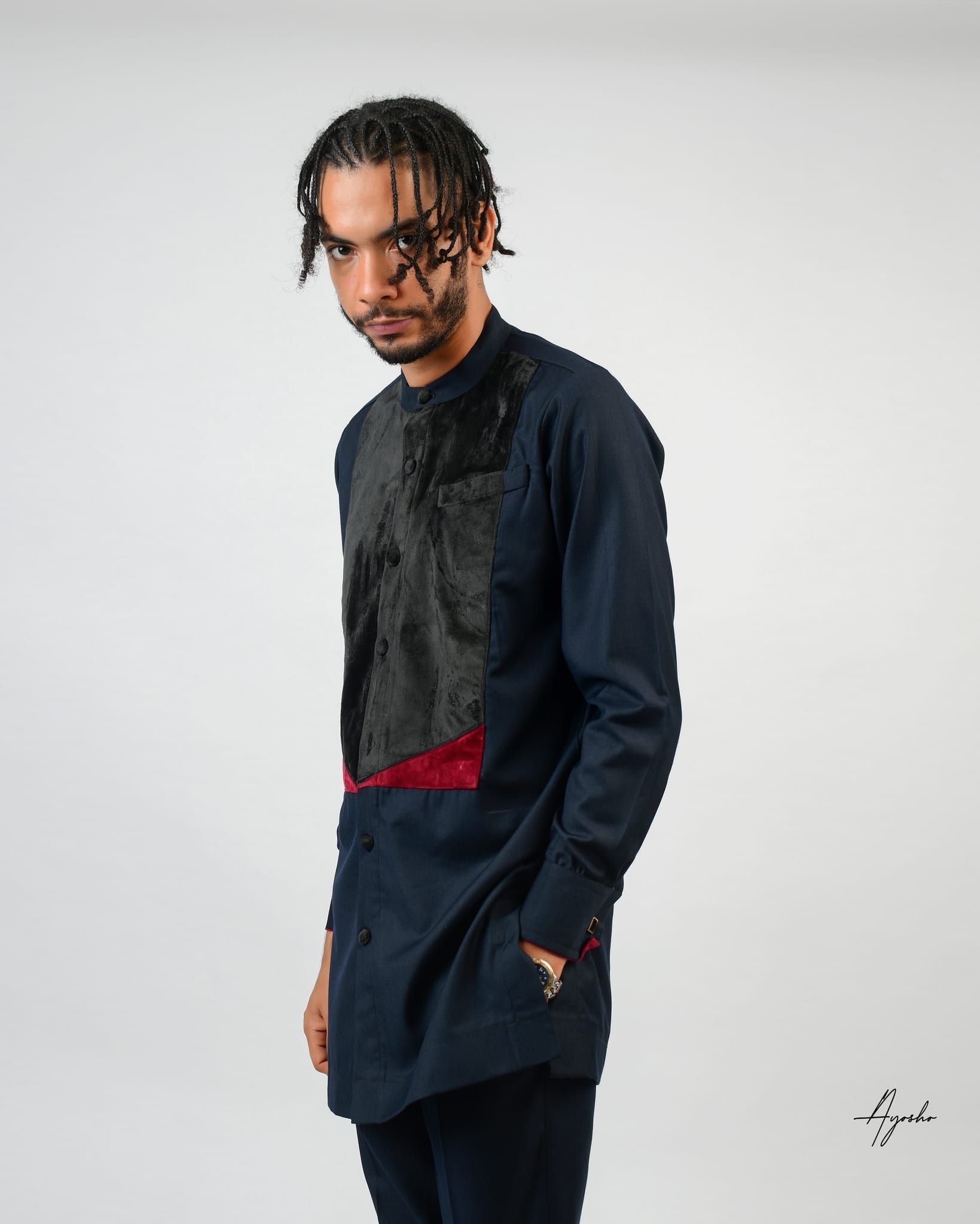 Smart Long-Sleeve Two-Piece Senator Set
